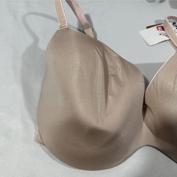 NWT $74 Chantelle Intimates [ 38DD US ] Invisible Demi T-Shirt Bra‎ Nude - Picture 3 of 11